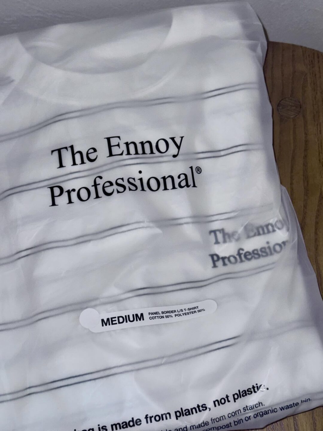 【2026年 4/11 抽選販売】ENNOY 2026 SS “PANEL BORDER L/S T-SHIRT” (エンノイ)