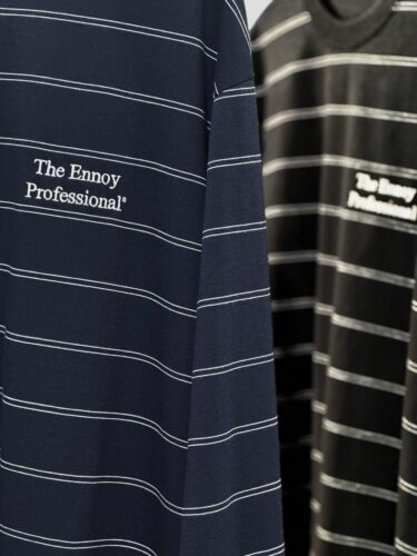 【2026年 4/11 抽選販売】ENNOY 2026 SS “PANEL BORDER L/S T-SHIRT” (エンノイ)