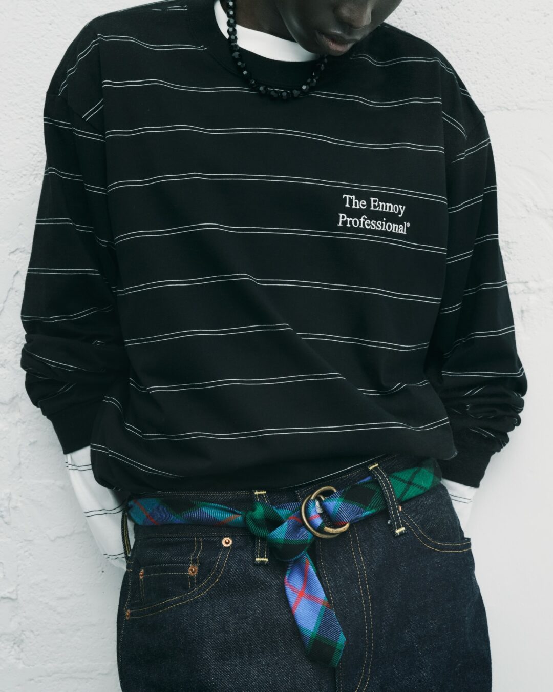 【2026年 4/11 抽選販売】ENNOY 2026 SS “PANEL BORDER L/S T-SHIRT” (エンノイ)
