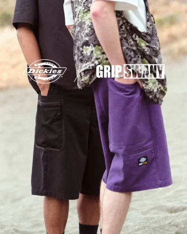 Dickies × GRIP SWANY 2026 SS コラボショーツが4/24 発売 (ディッキーズ グリップスワニー)