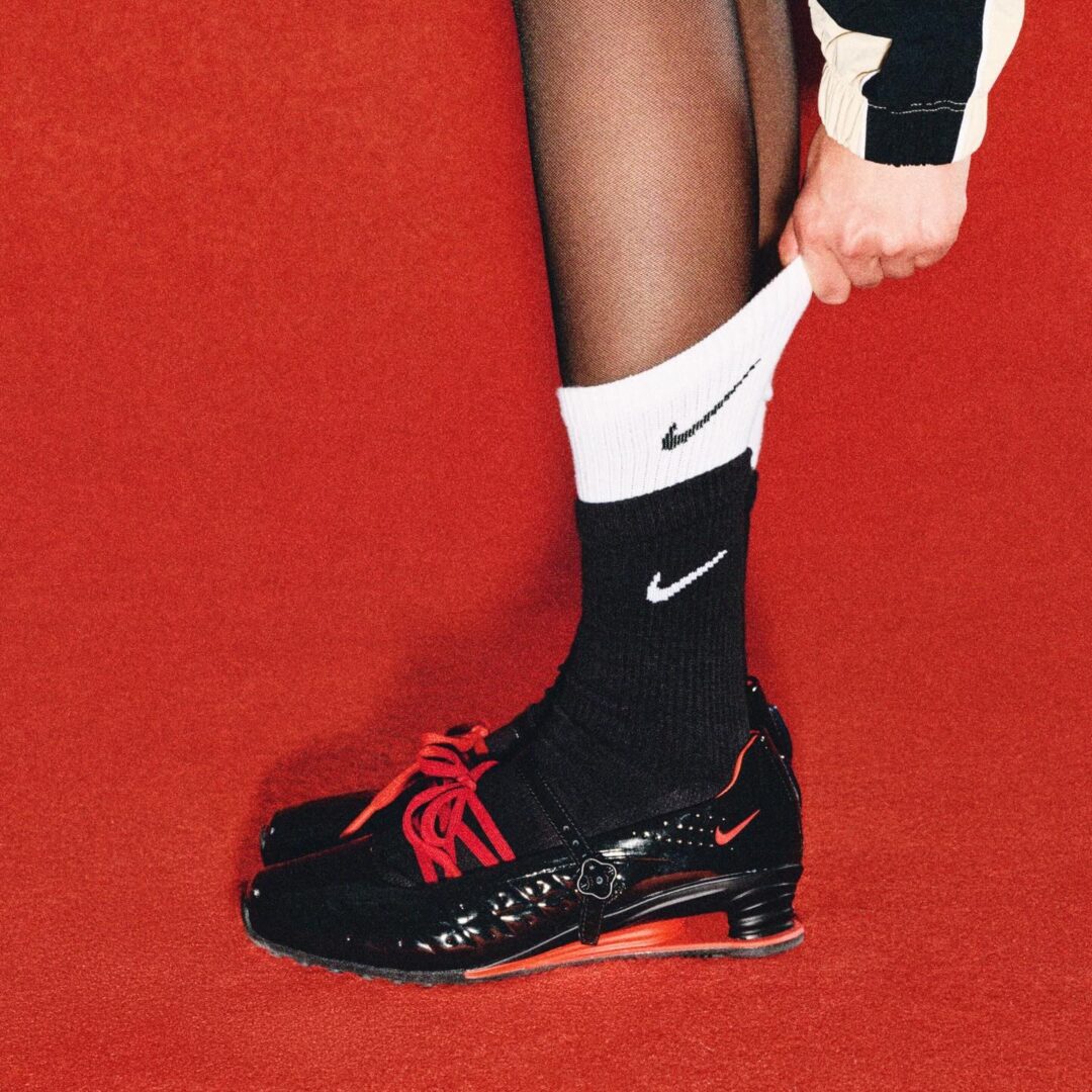 【2026年 4/15 発売】LABELHOOD × NIKE SHOX Z CALISTRA “Black/University Red” (ネイキッド ナイキ ショックス カリストラ “ブラック/レッド”) [IW7881-001]