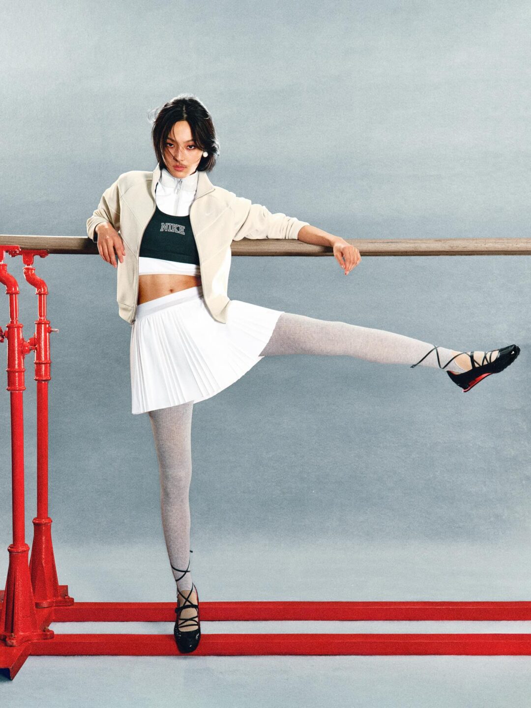 【2026年 4/15 発売】LABELHOOD × NIKE SHOX Z CALISTRA “Black/University Red” (ネイキッド ナイキ ショックス カリストラ “ブラック/レッド”) [IW7881-001]