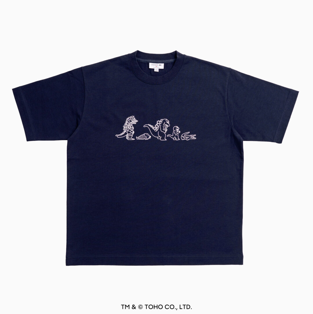 ワニ × ゴジラの“ネイビー”を纏った「LACOSTE+GODZILLA 2.0」が2026年 4/25 発売 (ラコステ ゴジラ)