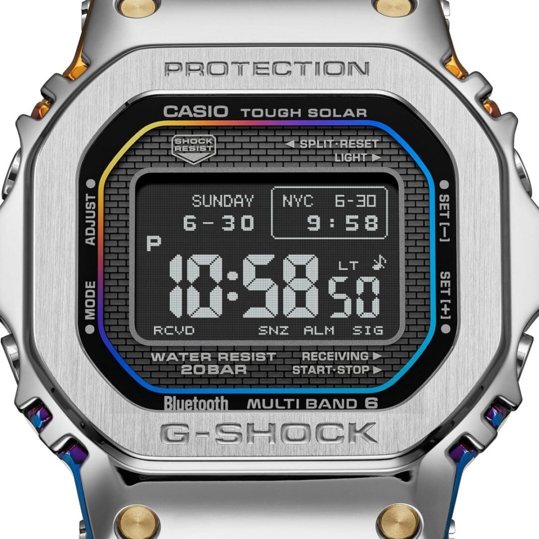 G-SHOCK FULL METAL 5000 SERIES レインボーIPを用いた GMW-BZ5000RC-1JRが2026年 4/10 発売 (Gショック ジーショック)