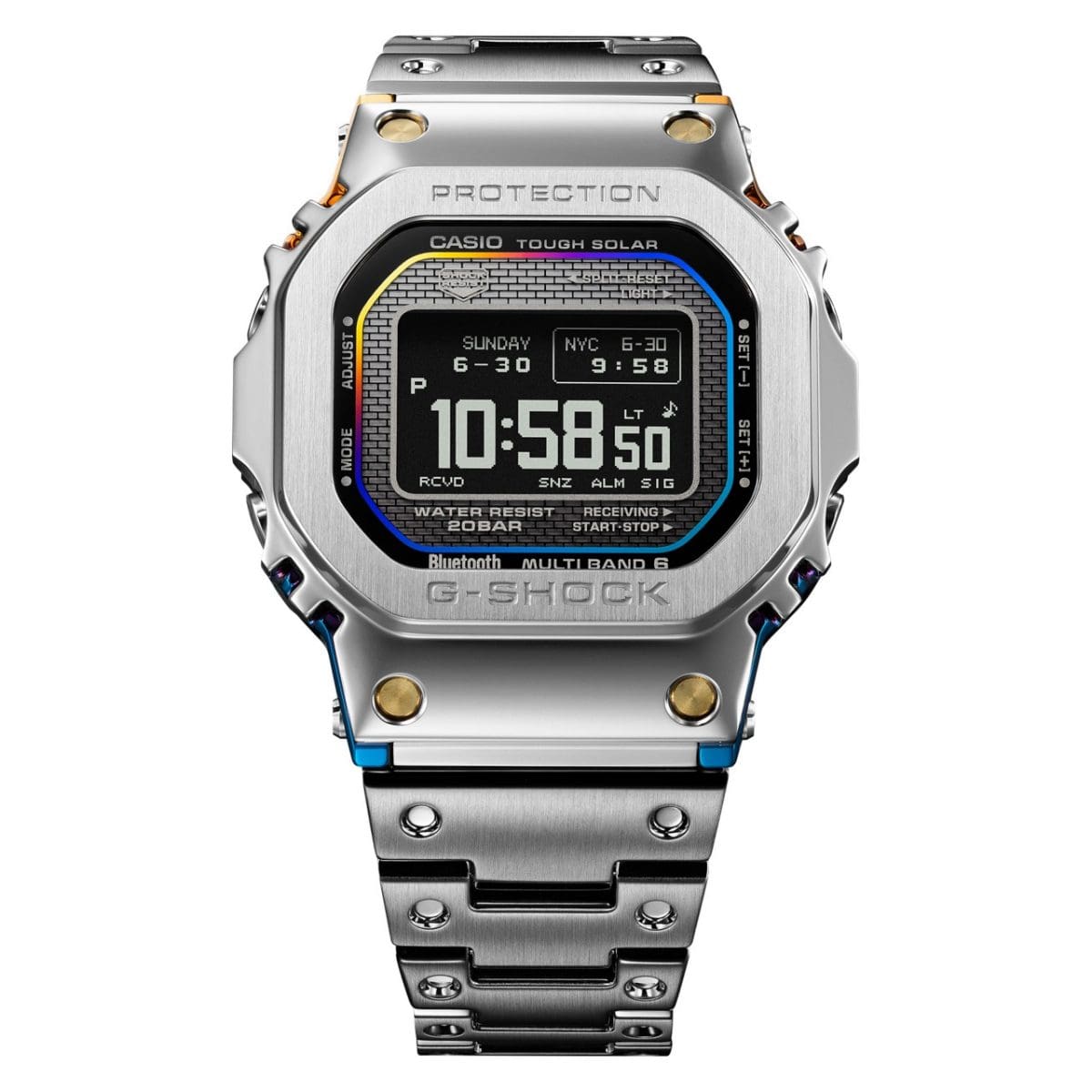 G-SHOCK FULL METAL 5000 SERIES レインボーIPを用いた GMW-BZ5000RC-1JRが2026年 4/10 発売 (Gショック ジーショック)
