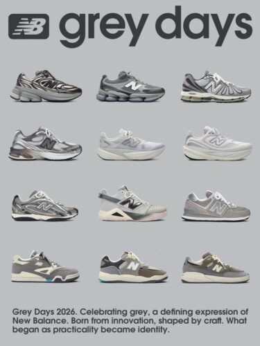 ニューバランスを象徴するカラー“グレー”を称える「Grey Days 2026」が5月 開催 (New Balance)