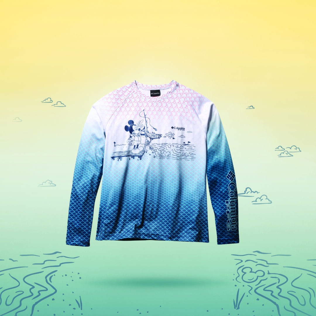 釣りを楽しむミッキーが描かれたコロンビアの新作コレクション「MICKEY’S OUTDOOR CLUB」が発売 (Columbia Disney ディズニー)