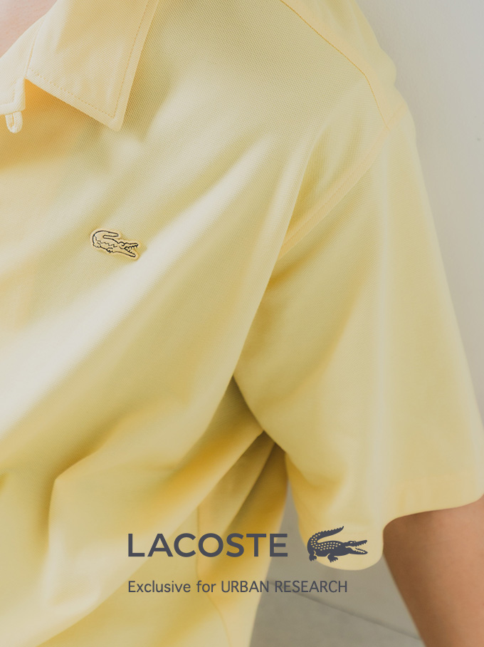 LACOSTE Exclusive for URBAN RESEARCH 2026 SS 別注 “Functional Pique OP SHIRT”が4月中旬 発売 (ラコステ アーバンリサーチ)