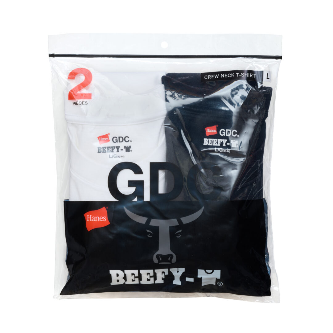GDC × Hanes コラボ第2弾 “2P BEEFY-TクルーネックTシャツ”が2026年 4/29 発売 (ジーディーシー ヘインズ)
