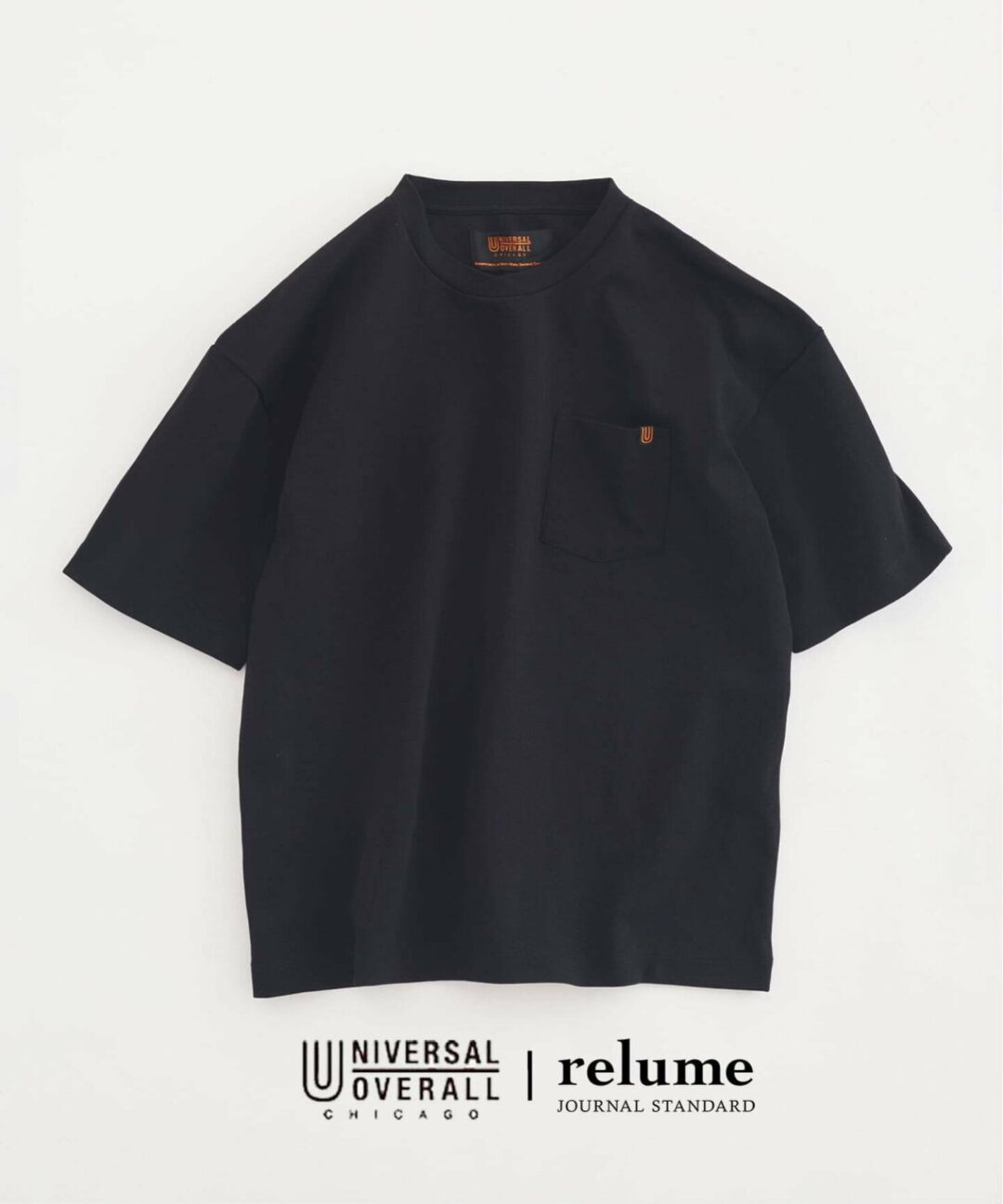 JOURNAL STANDARD relume × UNIVERSAL OVERALL 2026 SS 別注 “ブラックラベル ポンチTシャツ”が5月中旬 発売 (ジャーナルスタンダード ユニバーサルオーバーオール)