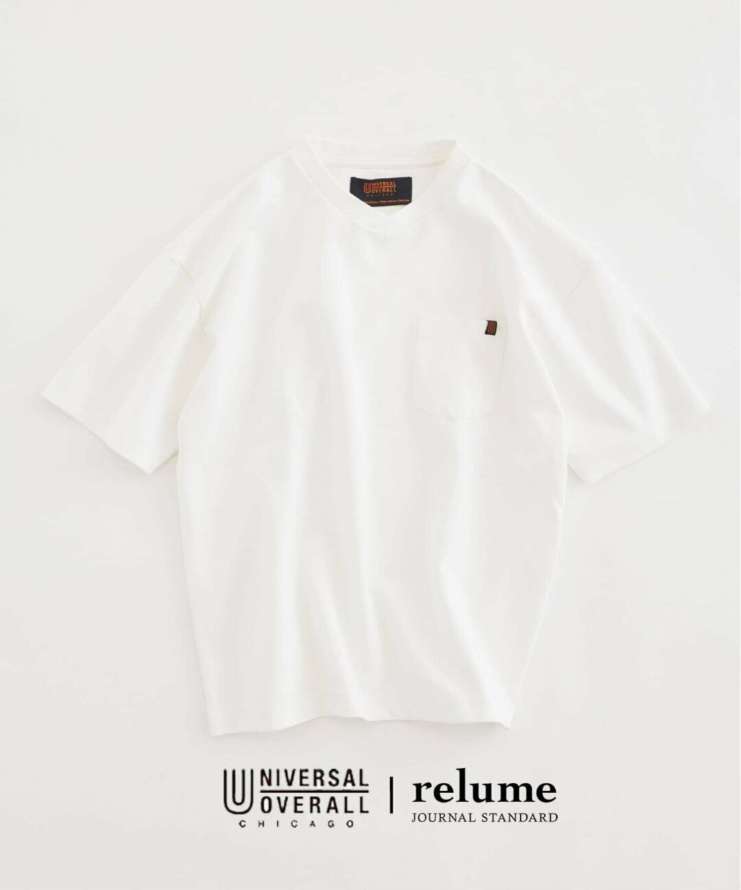 JOURNAL STANDARD relume × UNIVERSAL OVERALL 2026 SS 別注 “ブラックラベル ポンチTシャツ”が5月中旬 発売 (ジャーナルスタンダード ユニバーサルオーバーオール)