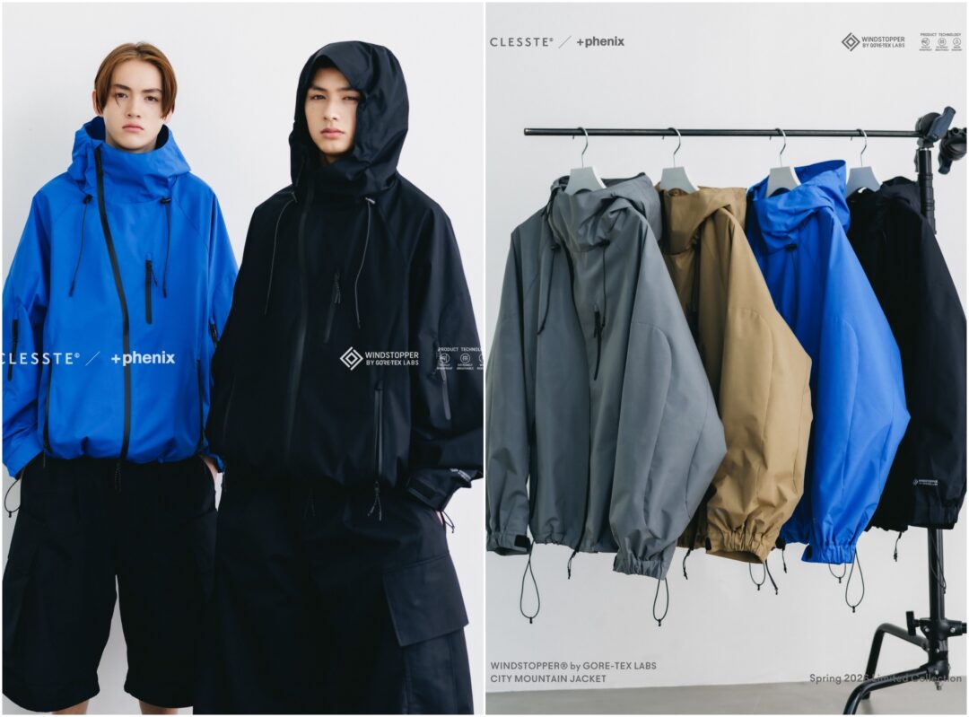 CLESSTE × Plus Phenix 2026 SS 別注 “WINDSTOPPER by GORE-TEX LABS CITY MOUNTAIN JACKET”が4/15 発売 (クレスト プラスフェニックス ゴアテックス ウィンドストッパー ジャケット)