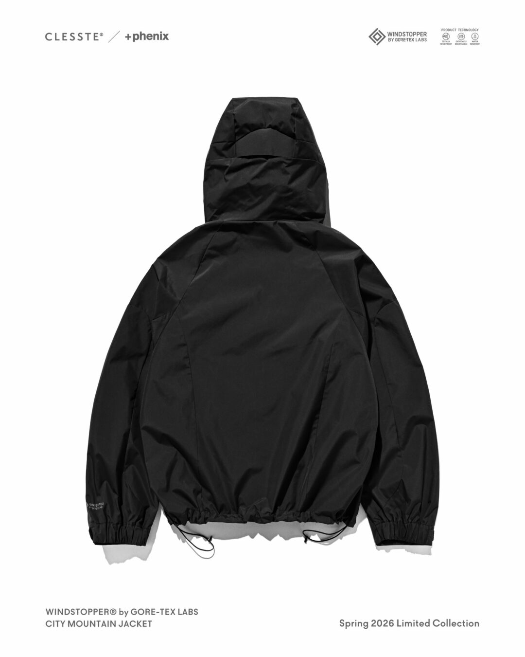 CLESSTE × Plus Phenix 2026 SS 別注 “WINDSTOPPER by GORE-TEX LABS CITY MOUNTAIN JACKET”が4/15 発売 (クレスト プラスフェニックス ゴアテックス ウィンドストッパー ジャケット)