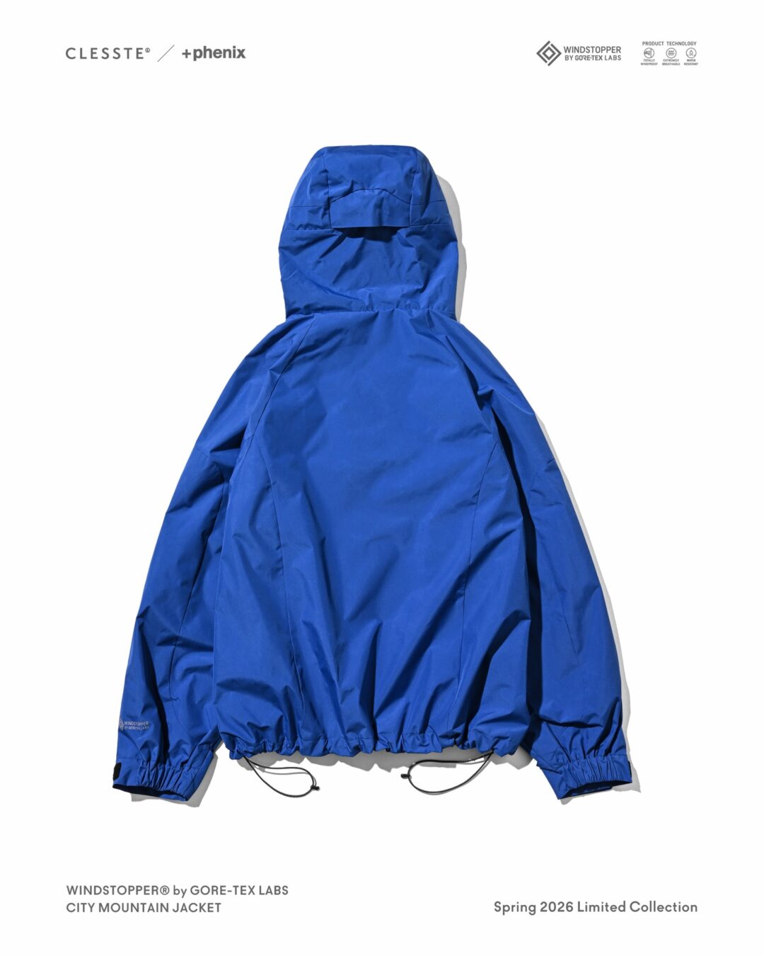CLESSTE × Plus Phenix 2026 SS 別注 “WINDSTOPPER by GORE-TEX LABS CITY MOUNTAIN JACKET”が4/15 発売 (クレスト プラスフェニックス ゴアテックス ウィンドストッパー ジャケット)