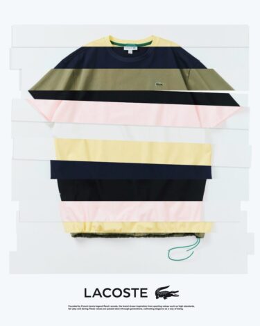 LACOSTE × FREAK'S STORE 2026 SS 別注 "ワンポイントロゴ スピンドル付き クルーネック 半袖Tシャツ"が4月中旬 発売 (ラコステ フリークスストア)