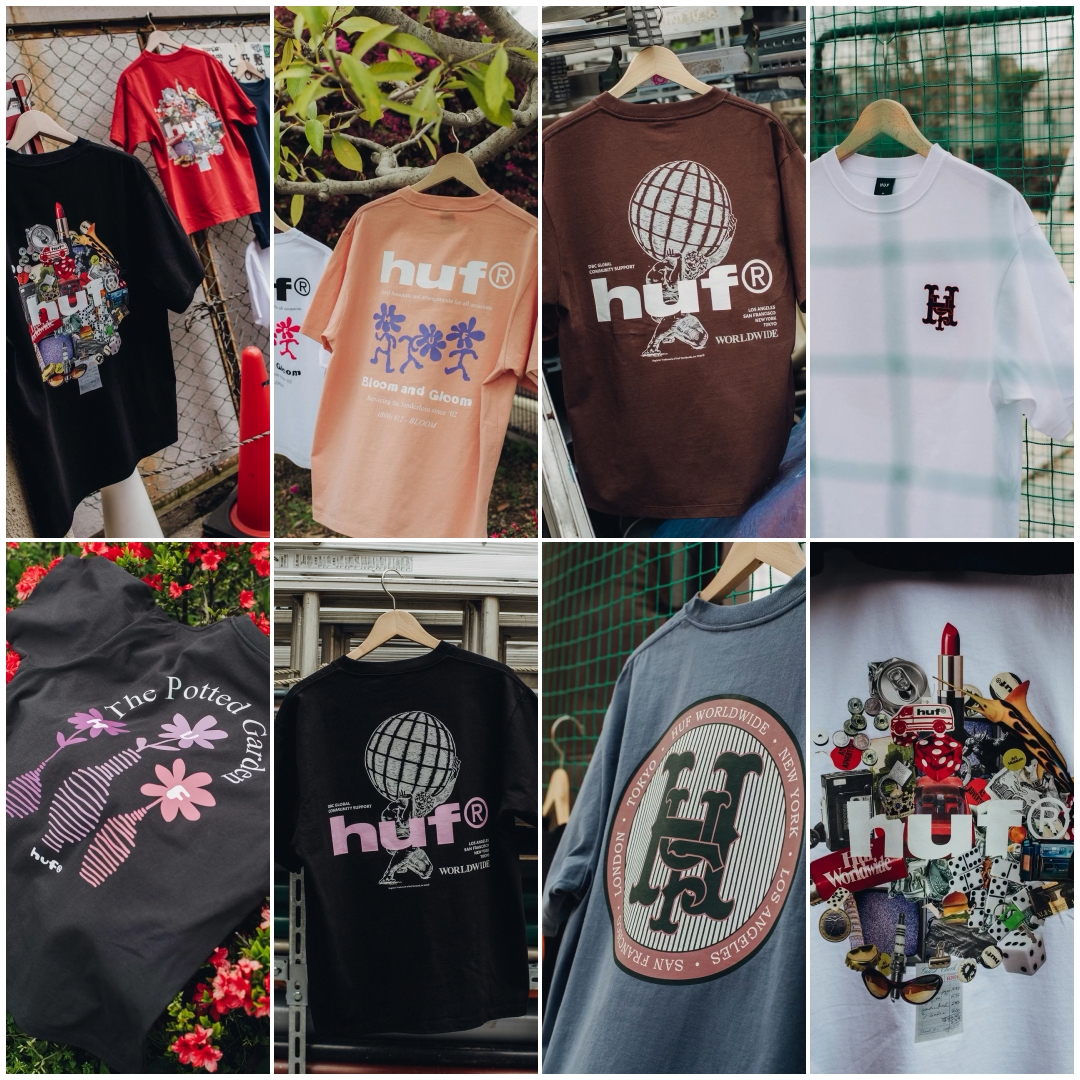 HUF 2026 Summer New Graphic Teesが発売 (ハフ 2026年 夏/サマー コレクション)