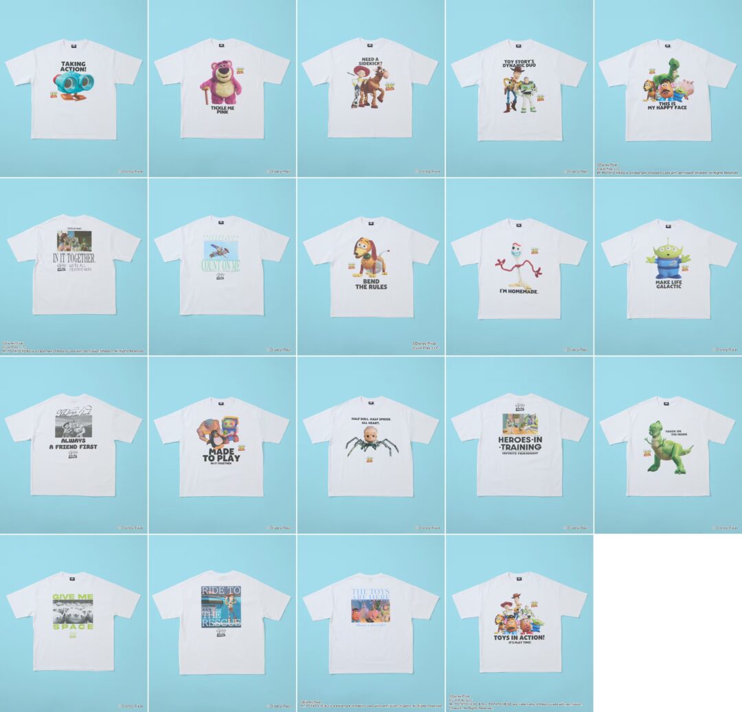 トイ・ストーリー × フリークスストア 2026 SS 別注 プリント クルーネックTシャツが4/20 12:00~受注販売 (TOY STORY FREAK’S STORE)