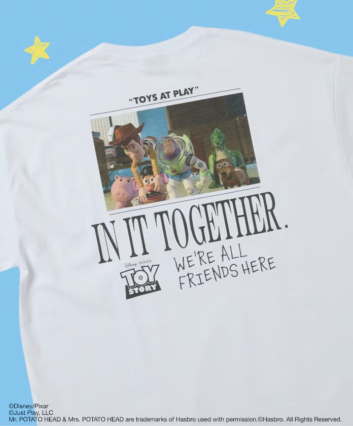 トイ・ストーリー × フリークスストア 2026 SS 別注 プリント クルーネックTシャツが4/20 12:00~受注販売 (TOY STORY FREAK’S STORE)