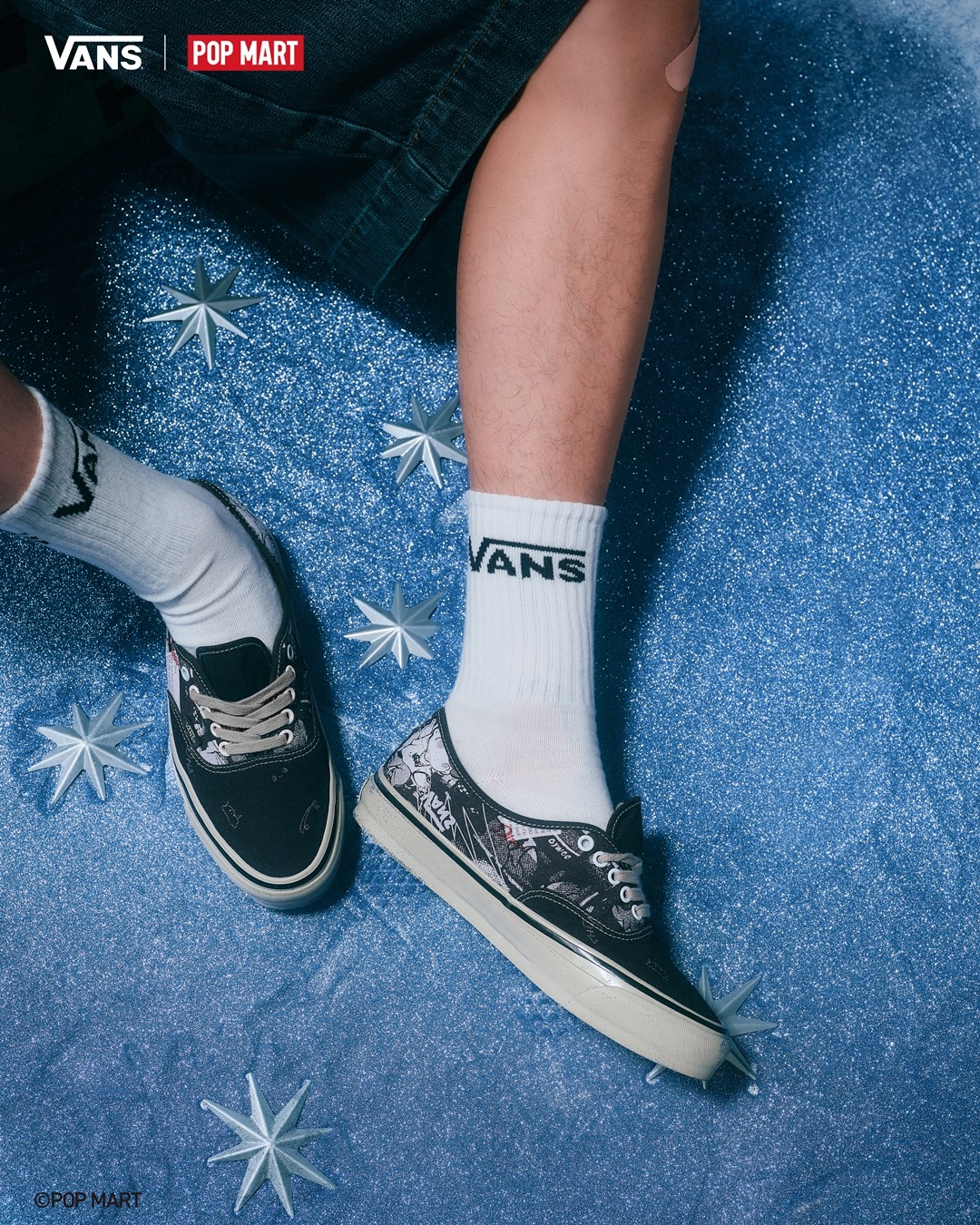 【2026年 4/24 発売】POPMART × VANS PREMIUM AUTHENTIC 44 “Dimoo Black” (ポップマート バンズ プレミアム オーセンティック) [VN000EAK6BT]