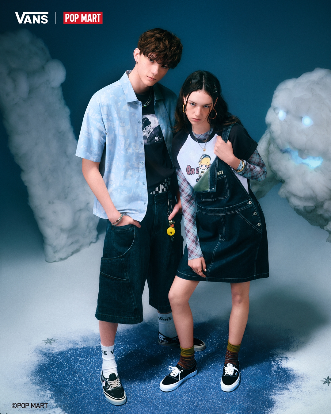 【2026年 4/24 発売】POPMART × VANS PREMIUM AUTHENTIC 44 “Dimoo Black” (ポップマート バンズ プレミアム オーセンティック) [VN000EAK6BT]