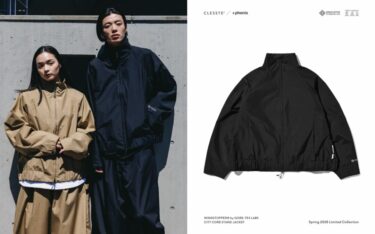 CLESSTE × Plus Phenix 2026 SS 別注 “WINDSTOPPER by GORE-TEX LABS CITY CORE STAND JACKET”が4/22 発売 (クレスト プラスフェニックス ゴアテックス ウィンドストッパー ジャケット)