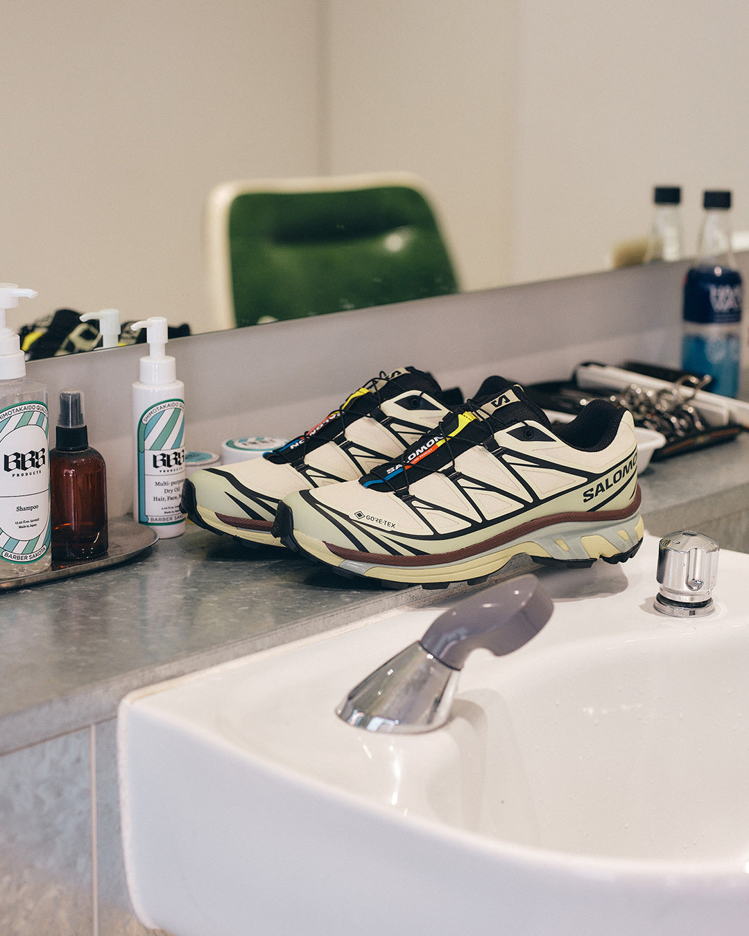 【展開店舗限定・2026年 4/29 発売】Salomon XT-6 GTX “KICKSLAB.EXCLUSIVE/Aspargus Green” (サロモン キックスラボ ゴアテックス GORE-TEX) [L49202200]