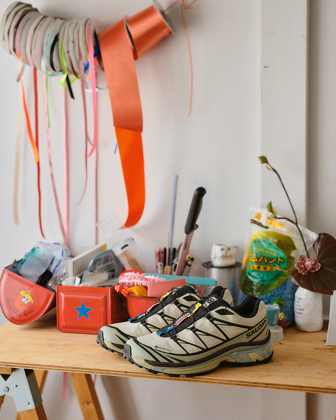 【展開店舗限定・2026年 4/29 発売】Salomon XT-6 GTX “KICKSLAB.EXCLUSIVE/Aspargus Green” (サロモン キックスラボ ゴアテックス GORE-TEX) [L49202200]