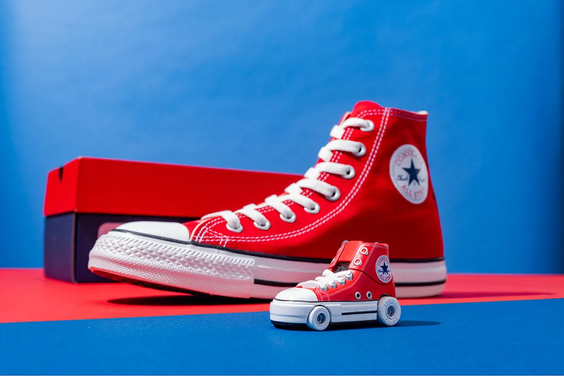 トミカ × コンバースの異色タッグ「DREAM TOMICA CONVERSE ALL STAR COLLECTION VOL.1」が2026年 6月 発売 (オールスター)