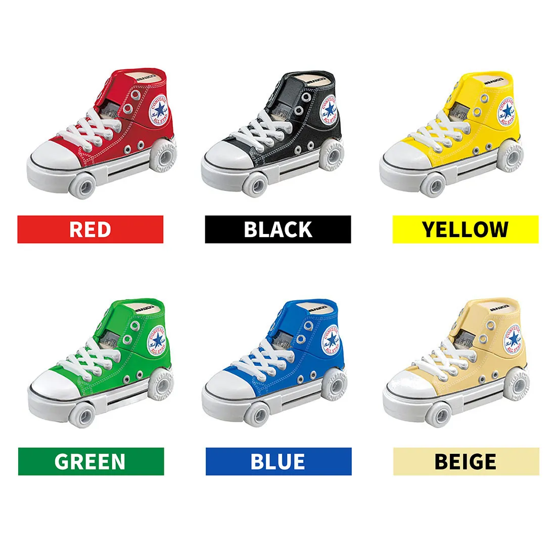 トミカ × コンバースの異色タッグ「DREAM TOMICA CONVERSE ALL STAR COLLECTION VOL.1」が2026年 6月 発売 (オールスター)