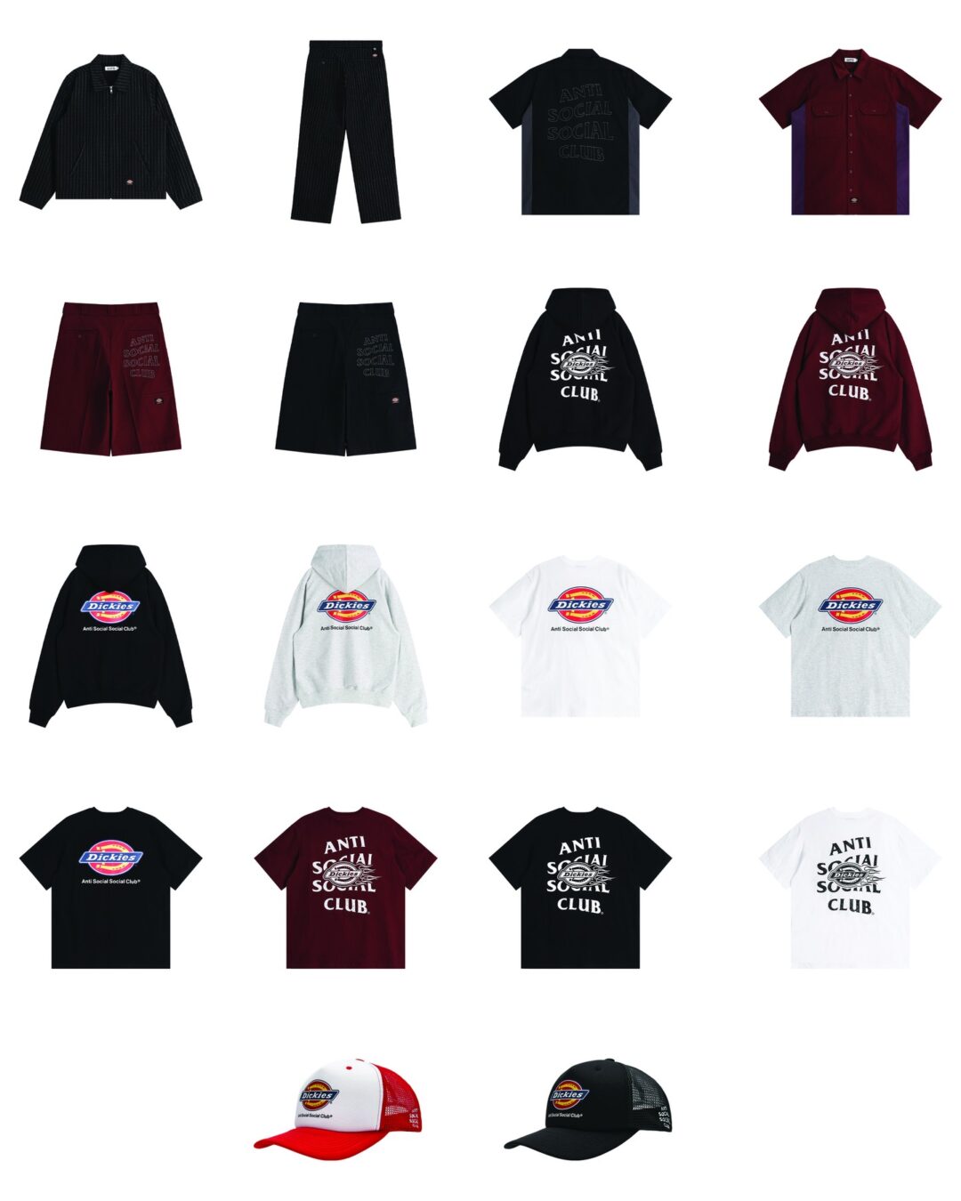 Dickies × Anti Social Social Club 2026 SSが4/9 発売 (ディッキーズ アンチ ソーシャル ソーシャル クラブ)