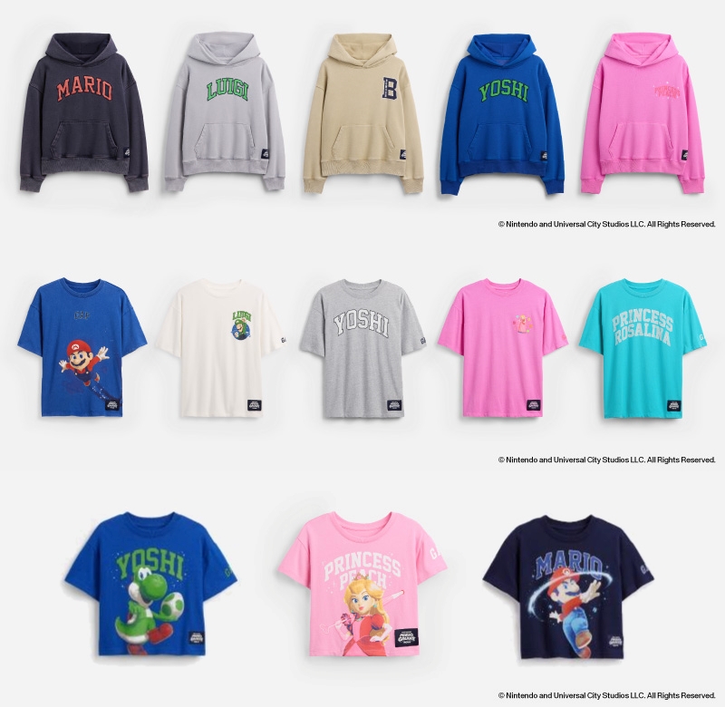 GapKids、映画『ザ・スーパーマリオギャラクシー・ムービー』とのキッズ・トドラー向けコレクションが2026年 4/6 発売 (ギャップ キッズ SUPER MARIO)