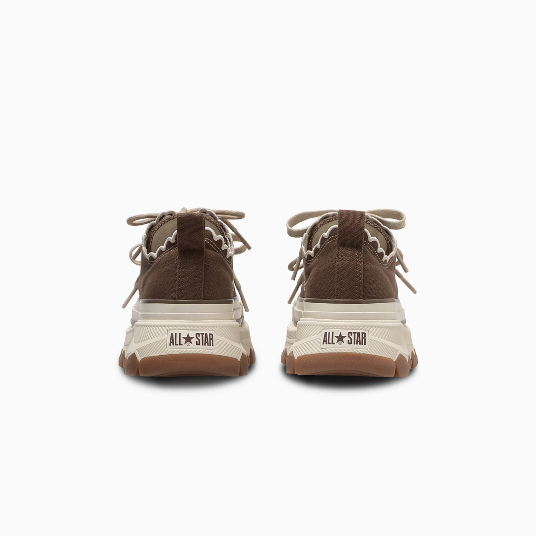 【2026年 4/24 発売】CONVERSE ALL STAR TREKWAVE LACEEDGE OX “Wood Brown/Petal Beige” (コンバース オールスター トレックウエーブ レースエッジ) [31317970/31317971]