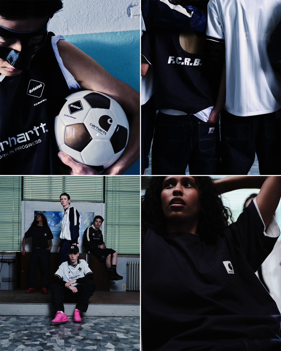 F.C.Real Bristol x Carhartt WIP 2026 SS コラボコレクションが4/10 発売 (F.C. レアル ブリストル カーハート)