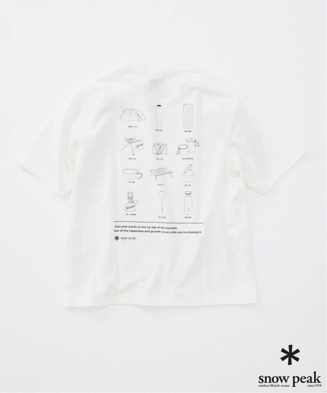 Snow Peak for JOURNAL STANDARD 2026 SS 別注 Tシャツコレクションが発売 (スノーピーク ジャーナルスタンダード)