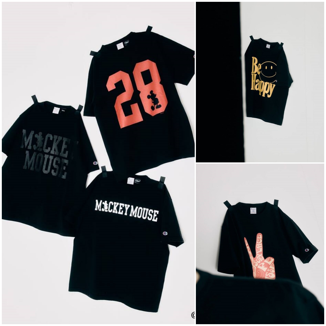 JOURNAL STANDARD relume × Champion × Jackson Matisse 2026 SS 別注 “ミッキーマウス & スマイル Tシャツ”が6月上旬 発売 (チャンピオン ジャーナルスタンダード)