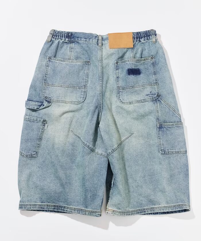 NAUTICAから「カーブシルエット」をダブルニーで武骨に昇華した主役級デニム「スーパーワイド カーブ ダブルニークロップド デニム」が発売 (ノーティカ)