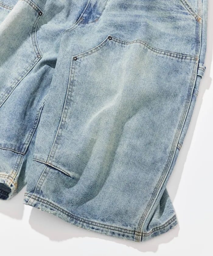 NAUTICAから「カーブシルエット」をダブルニーで武骨に昇華した主役級デニム「スーパーワイド カーブ ダブルニークロップド デニム」が発売 (ノーティカ)