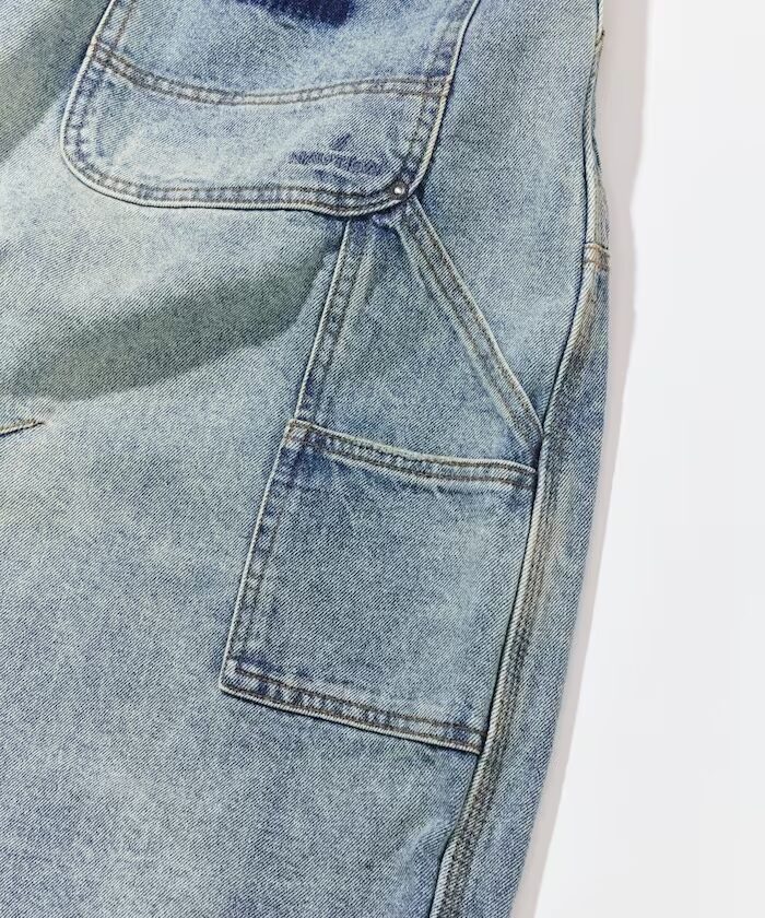 NAUTICAから「カーブシルエット」をダブルニーで武骨に昇華した主役級デニム「スーパーワイド カーブ ダブルニークロップド デニム」が発売 (ノーティカ)