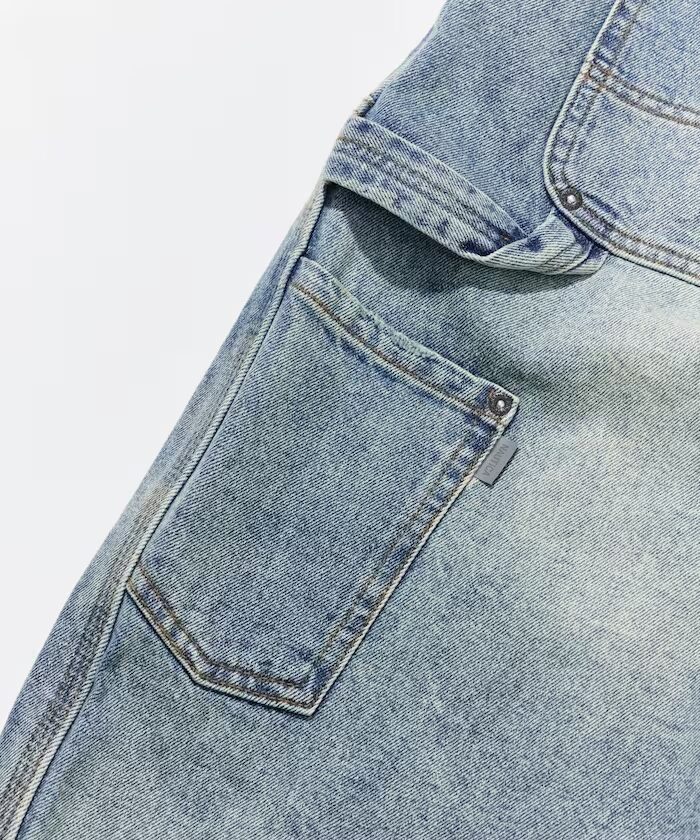 NAUTICAから「カーブシルエット」をダブルニーで武骨に昇華した主役級デニム「スーパーワイド カーブ ダブルニークロップド デニム」が発売 (ノーティカ)