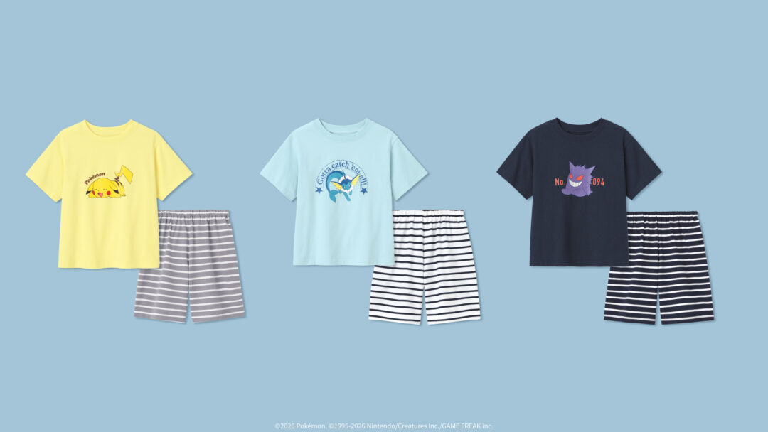 ポケモン × GU 最新コラボ「夏の海」をテーマに、親子でマリンルックを楽しめるコレクションが2026年 5/22 発売 (Pokemon ジーユー)