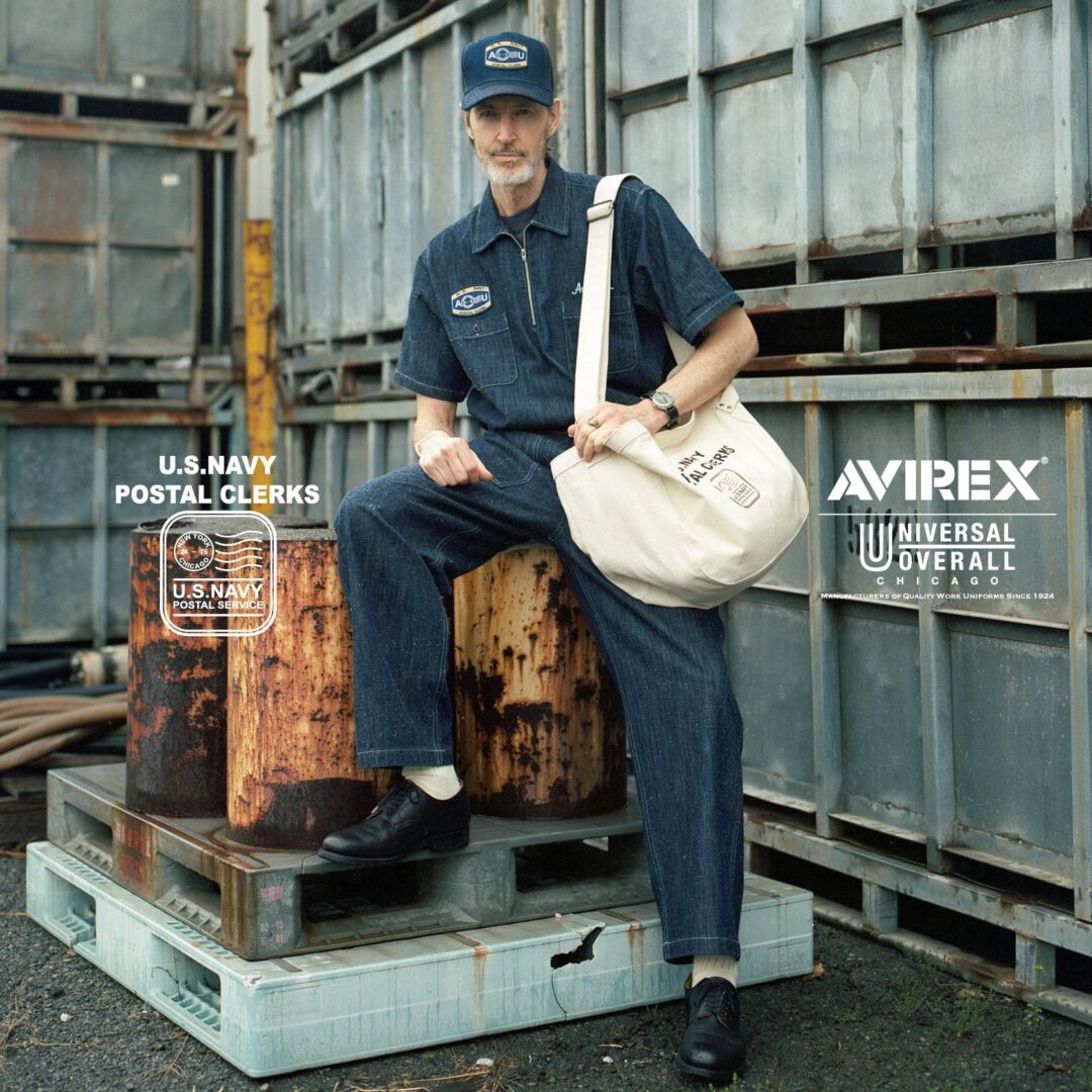 AVIREX × UNIVERSAL OVERALL コラボ第4弾が2026年 4/11 発売 (アヴィレックス ユニバーサルオーバーオール)