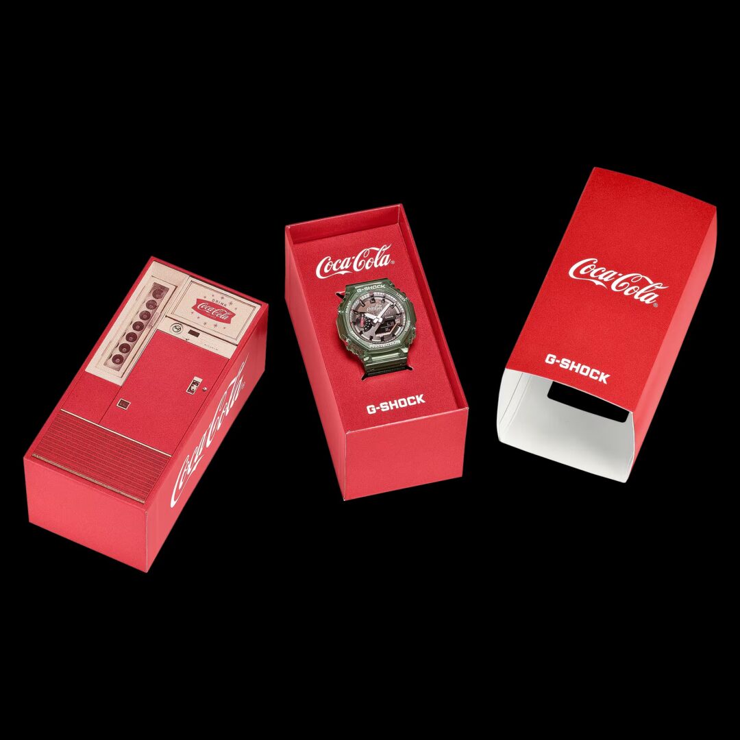 コカ･コ―ラ 140周年記念 × G-SHOCK “GA-2100CC-3AJR”が2026年 5/15 発売 (Coca-Cola Gショック ジーショック)