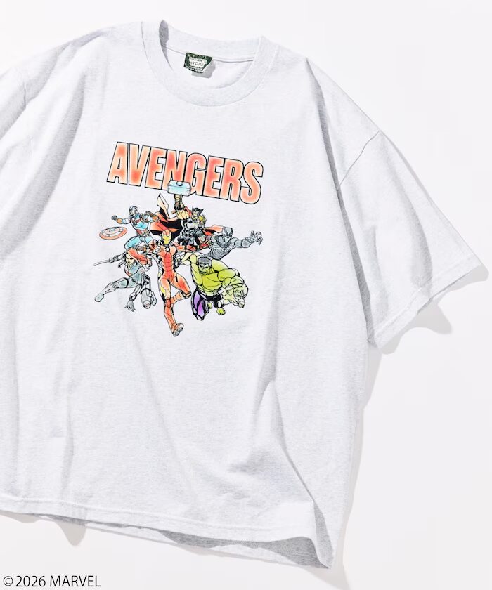 FREAK’S STORE × MARVEL 2026 SS “SPIDERMAN & VENOM & AVENGERS & X-MEN” 静電フロッキー加工クルーネックTシャツが発売 (フリークスストア マーベル スパイダーマン ヴェノム アベンジャーズ エックスメン)