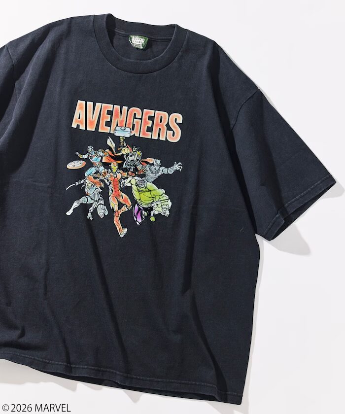 FREAK’S STORE × MARVEL 2026 SS “SPIDERMAN & VENOM & AVENGERS & X-MEN” 静電フロッキー加工クルーネックTシャツが発売 (フリークスストア マーベル スパイダーマン ヴェノム アベンジャーズ エックスメン)