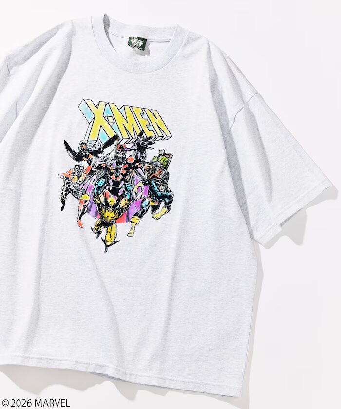 FREAK’S STORE × MARVEL 2026 SS “SPIDERMAN & VENOM & AVENGERS & X-MEN” 静電フロッキー加工クルーネックTシャツが発売 (フリークスストア マーベル スパイダーマン ヴェノム アベンジャーズ エックスメン)