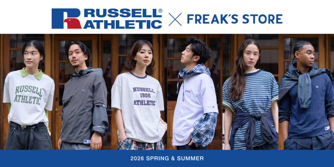 RUSSELL ATHLETIC × FREAK'S STORE 2026 SS コラボアイテムが発売 (ラッセル・アスレチック フリークスストア)