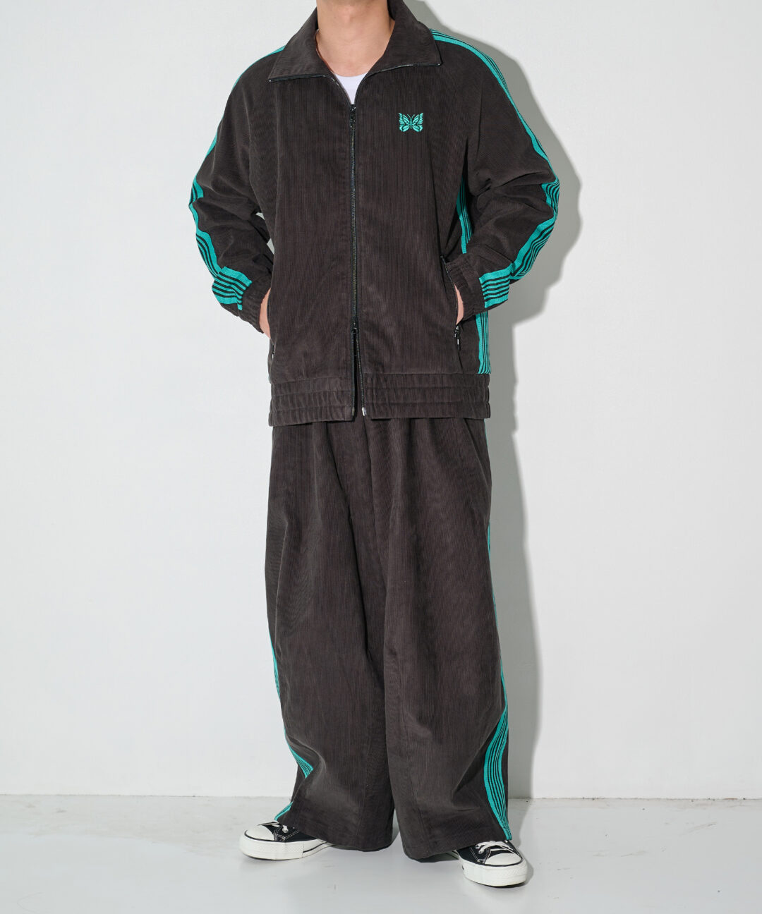 NEEDLES × STUDIOUS 2026 SS 別注 新作 “Track Jacket & H.D. Track Pant – Corduroy“ ティファニーブルーが発売 (ニードルズ ステュディオス)
