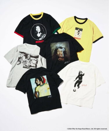 Bob Marley × JOURNAL STANDARD 2026 SS "プリント Tシャツ"が5月中旬 発売 (ボブ・マーリー ジャーナルスタンダード)