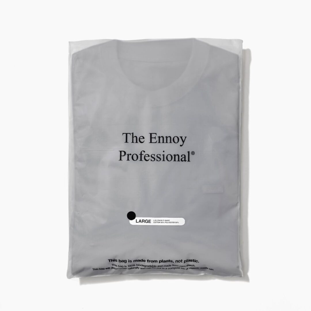 【2026年 4/25 発売】ENNOY 2026 SS “L/S 2 PACK T-SHIRT” (エンノイ)