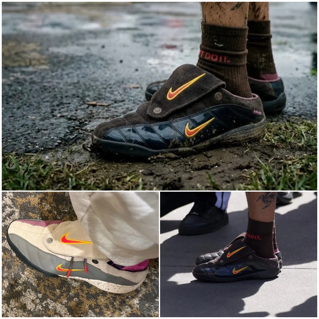 【2026年 夏 発売予定】KIDS OF IMMIGRANTS x NIKE T90 Mule “Khaki/Velvet Brown” (ナイキ トータル 90 ミュール) [IH4422-200/IH4422-201]